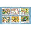 Zimbabwe 2000. Health Promotion Campaign. Set of 6 Mint Stamps. NH.  CV /- R  53.00 View scans