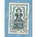 France. 1962. Resistance Fighters Memorial. 1 Used Stamp.  C V  +/- R 15.00 View scans