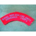 Royal New Zealand Army Ordinance Corps Shoulder Title