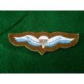 SADF Parachute Cloth Badge 1st Type