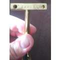 Vintage Antique Solid Brass Shaver