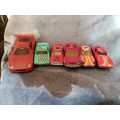 Six vintage Racing cars- price for all six