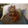 Squirrel money bank ceramic