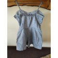 Denim short dungarees- 11-12 years