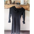 Black long sleeve dress- Small