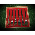 6 pc Boxed set SAVOY cake forks -box =185x183x32mm