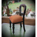 Lovely Miniature Sales Rep Sample wooden Chair 280mmx150mmx152mm