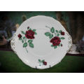 Vintage Royal Standard fine bone China Plate England RED VELVET 263mmx232mm