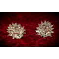 Collectable 2 SWAROVSKI Crystal Hedgehogs  -34x55x44mm- Not Boxed-Retired