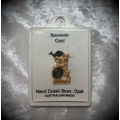 Hand Crush Souvenir Opal brooch made in Australia