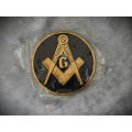 Masonic Badge -(plastic) Square & Compasses With "G" Round