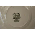 Alfred Meakin Plate Queens Castle Hand Engraved Staffordshire England 180mm