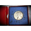 1935 George V Official Silver Jubilee Medal 16g -31mm  in origanal box