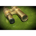 Antique Brass Binoculars sold as Is _part missing