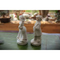 2 Vintage Porcelain Figurines 145mm