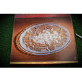 Sandblast ROMANCE ROSE Serving Platter 330mm made in Indonesia  still in box