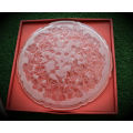 Sandblast ROMANCE ROSE Serving Platter 330mm made in Indonesia  still in box