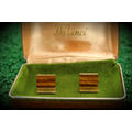 Vintage Pair of cufflinks styled by Da Vinci - original box