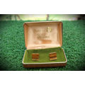 Vintage Pair of cufflinks styled by Da Vinci - original box