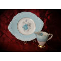 Imperial Fine Bone China -warranted 22 KT Gold Cake Plate and Creamer