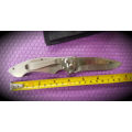 Stainless steel Folding knife with sheath