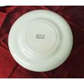 2 small Vintage Porcelain duo's and a Creamer-both Side plates with hairline Cracks