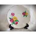 Crown Royal Saucer E469 -Bone China made in England -141mm -with wire wall Hanger