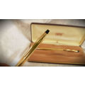 Pair of Vintage Cross 1/20 10 kt rolled gold pens Made in Ireland - No Refils