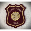 1964 S.A Schools soccer? tournament blazer badge