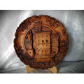 REP SAN MARINO Wall Plate -wood look but could be a resin 230x25mm