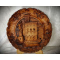 REP SAN MARINO Wall Plate -wood look but could be a resin 230x25mm