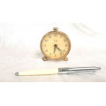 Vintage Mauthe Liliput clock - Made in Germany -Not running but alarm is working - 70x60x36mm