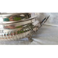 Silver Plated Tureen EM-ESS Silver Plated on Brass Lid has a small bend 240x400x330mm
