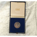 South Africa 1986 SILVER 1 Rand Commemorative issue Year of Disabled People -SA Munt Boxed 15g