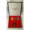 1983 Medal set National Association for Blind Bowlers to commemmorate 20 years 1963-1983