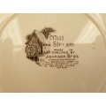 Vintage Genuine Handengraving MILLSTREAM diner Plate 256mm by Jhonson Bros england (4 available)