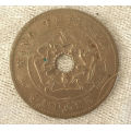 1936 Rhodesia 1 Penny - George V