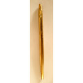 Vintage Rolled Gold Parker Ball Point pen with Parker T-Ball Refill made in England -ink still ok