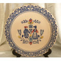 Johnson Brothers OLD GRANITE Hearts & Flowers Plate ..By apointment to The Queen -250mm