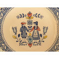 Johnson Brothers OLD GRANITE Hearts & Flowers Plate ..By apointment to The Queen -250mm