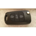 Kia Cerato - Picanto - Sportage - Hyundai i20 / i30 / iX35 - 3 Button Flip Key Case replacement
