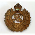 Royal Engineers WW2 Royal Engineers Corps (George VI) Cap Badge - see condition lug broken 40x46mm