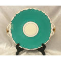 Vintage Royal Albert Turquoise Cake Plate 251x227mm