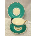 Vintage Royal Albert Trio (Cup has small chip on base) Gold trim show some ware