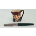Vintage Royal Doulton miniature character jug `Old Charley`  60x73x52mm