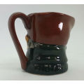 Vintage Royal Doulton miniature character jug `Old Charley`  60x73x52mm