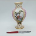 Antique 19th//20th Century Helena Wolfsohn Porcelain Vase 170x95mm - Meissen porcelain mark "AR"
