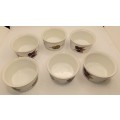 6 Royal Worcester Evesham Flameproof Porcelain Tableware Casserole Dishes - still in Box