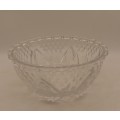 Beautiful Small Detailed Glass Bowl  55x23mm