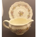 Vintage1942 to 1958  Royal Doulton Leighton (D6164)  Gravy boat with Saucer  - England